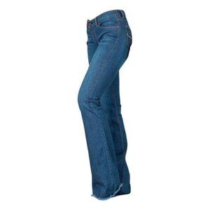 Kimes Ranch Women's Lola Raw Hem Relaxed Fit Flare Leg Jeans